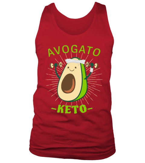 Avocado Love Workout Shirt Tshirt Ketogenic Men's Tank Top