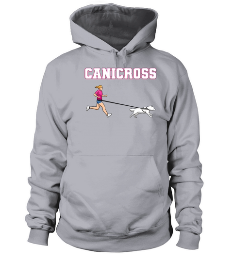 Canicross train dog sport dog sport dog runner Women's Hoodie