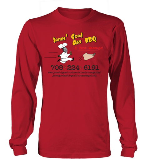 Jones Good Ass BBQ and Foot Massage logo Women's Long Sleeve