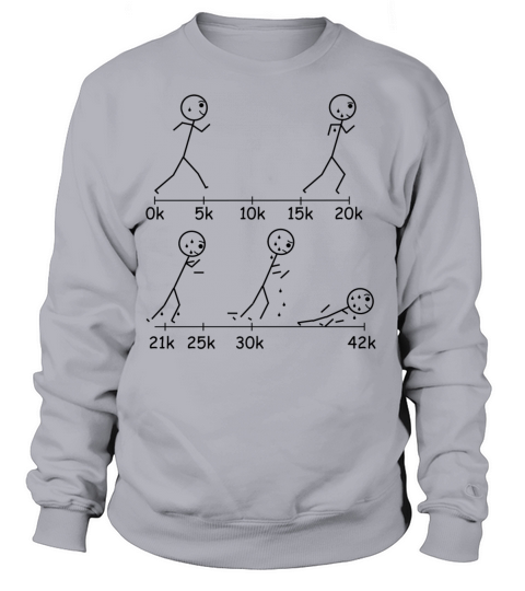 Running a marathon feels like youre falling apart Women's Sweatshirt