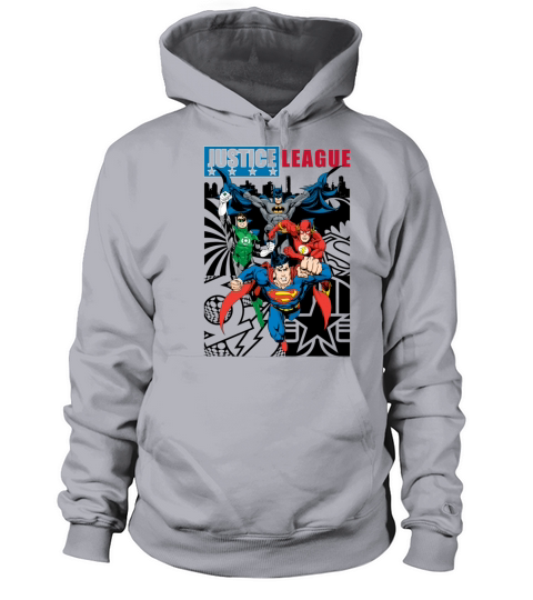 Justice League Comic Cover Group Women's Hoodie