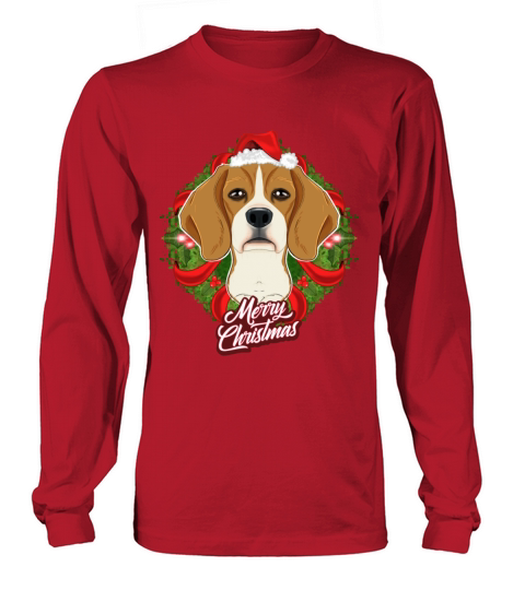 Beagle Lover I Merry Christmas Beagle Women's Long Sleeve