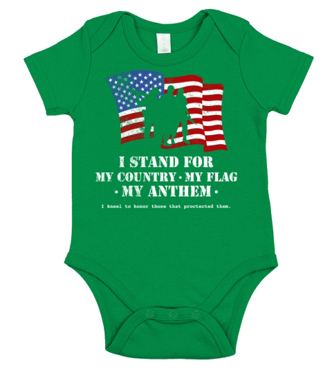 Stand For the Anthem 2 Short Sleeve Baby One-Piece
