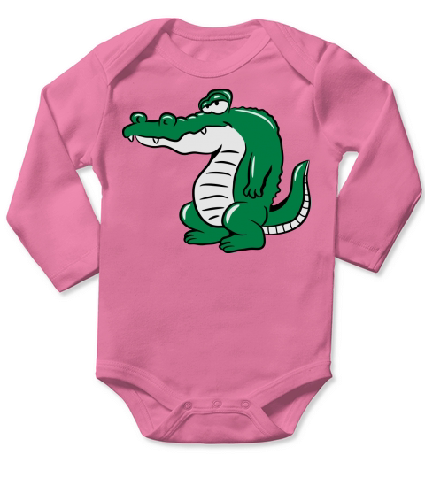 crocodile head Long Sleeve Baby One-Piece