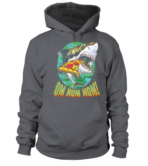 Great White Shark Pizza Women's Hoodie