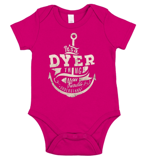 DYER THINGS Short Sleeve Baby One-Piece