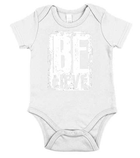 Believe Short Sleeve Baby One-Piece