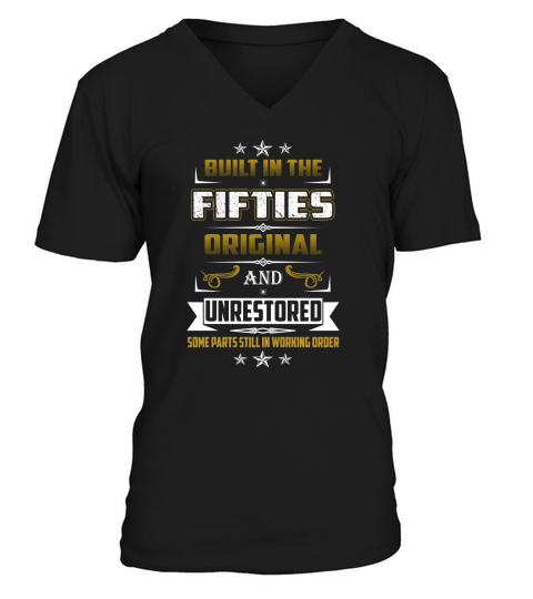 Fifties  Built in the Fifties original and unrestored V-Neck T-shirt