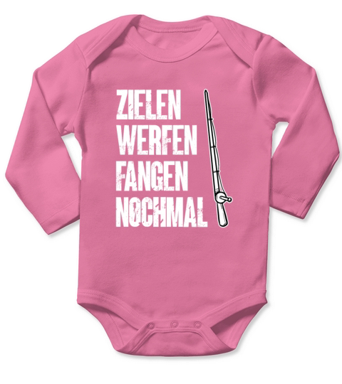 Fishing Rod Fisherman Tackle Fish Hook Angling Long Sleeve Baby One-Piece