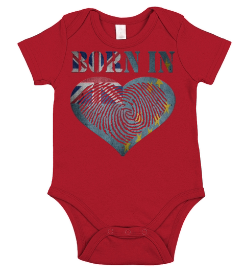 Tuvalu Short Sleeve Baby One-Piece