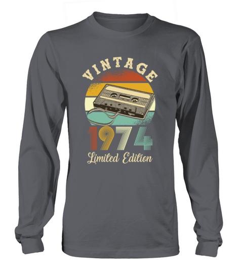 Vintage 1974 Men's Long Sleeve