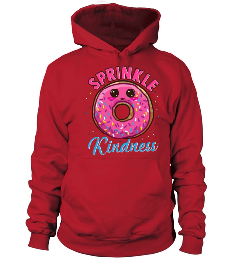 Funny Sprinkle Kindness Donut Pun Anti Bullying Men's Hoodie