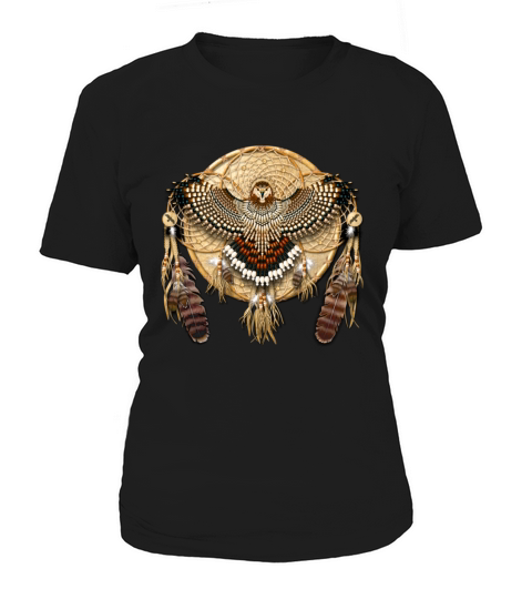 Red-Tail Hawk Dreamcatcher Mandala Women's T-Shirt