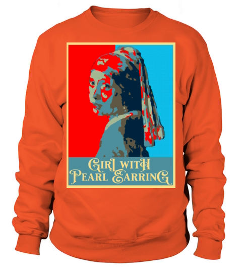 Merry Christmas Girl with pearl earring Men's Sweatshirt