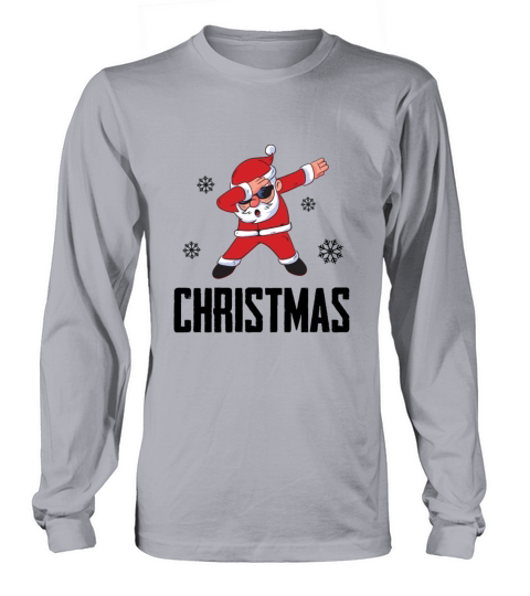 Dabbing Santa Claus Women's Long Sleeve