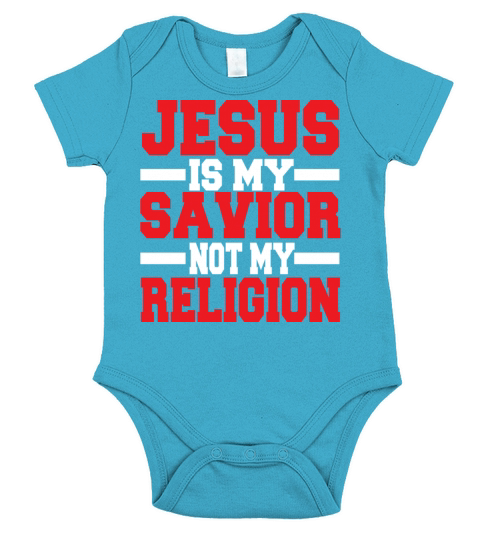 Jesus Is my Savior Short Sleeve Baby One-Piece
