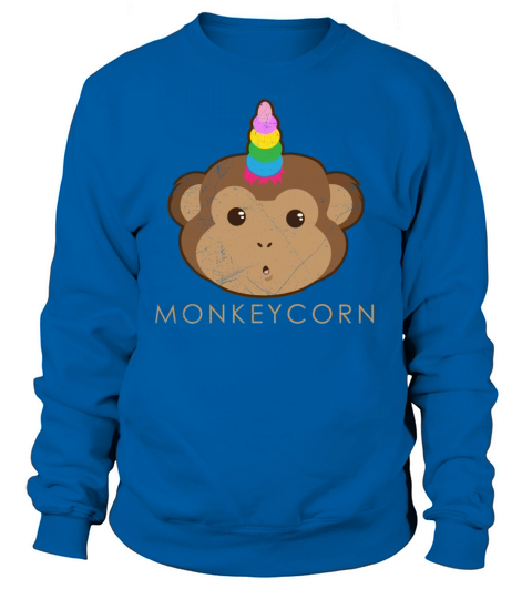 Unicorn Monkeycorn Unicorn Party Gift Idea Women's Sweatshirt
