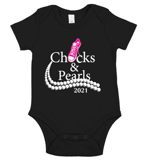 Chucks and Pearls - Coffee Mug (colored) Short Sleeve Baby One-Piece