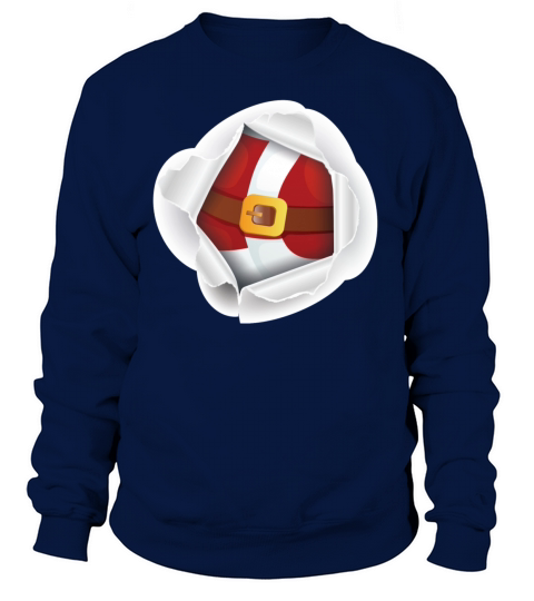 Peek-a-Boo Santa Belly Women's Sweatshirt