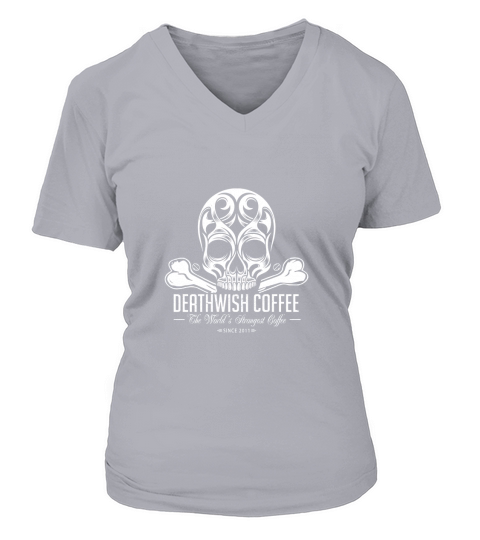 Deathwish Coffee V-neck T-Shirt Woman