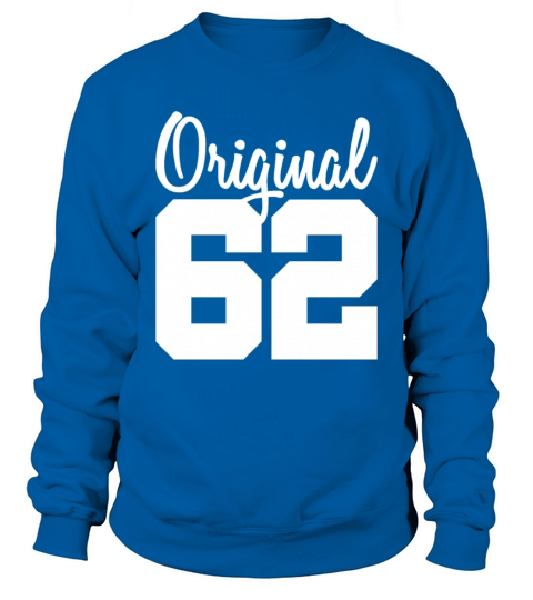 60th birthday Outfit Women Men Original Vintage 1962 Sweatshirt Unisex