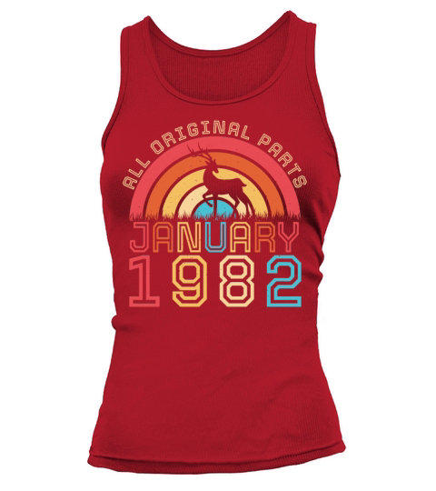 Born January 1982 Vintage Women's Tank Top