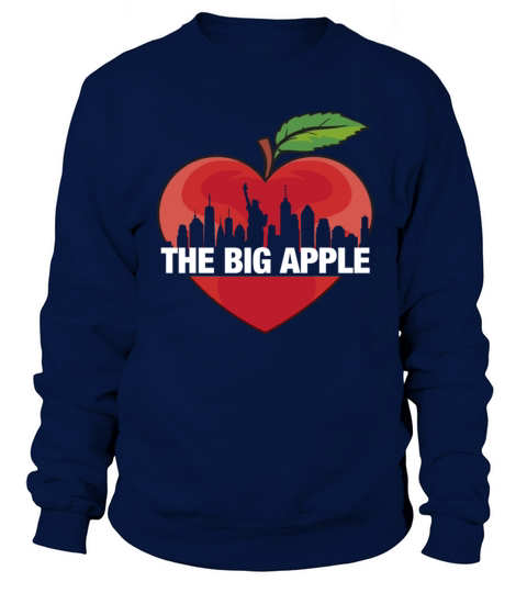 Tourist - Big Apple Skyline - New York Men's Sweatshirt