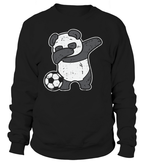 Dabbing Panda with Soccer Ball Stadium Coach Goal Women's Sweatshirt