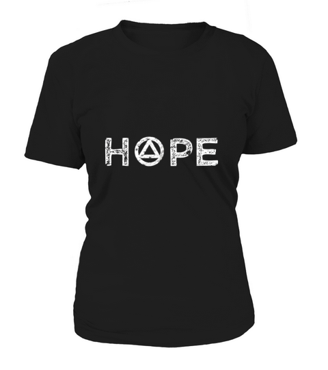 Vintage Hope   Sobriety AA Recovery Step Women's T-Shirt
