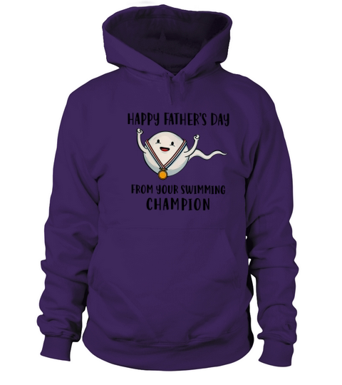 Happy Fathers Day from Your Swimming T Shirthappy Women's Hoodie