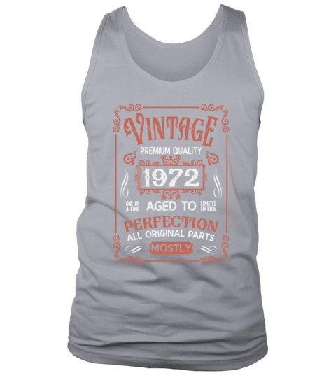 Birthday 1972 Vintage Men's Tank Top