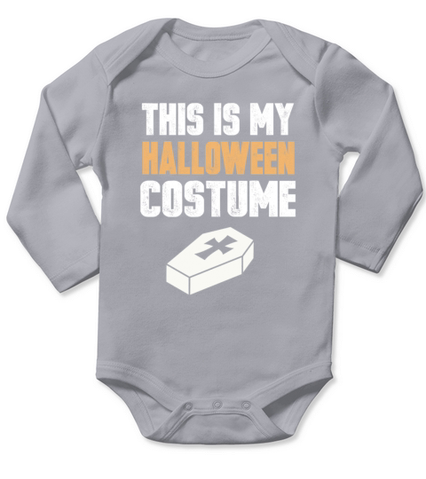 This Is My Halloween Costume Mortician Mortuary Long Sleeve Baby One-Piece