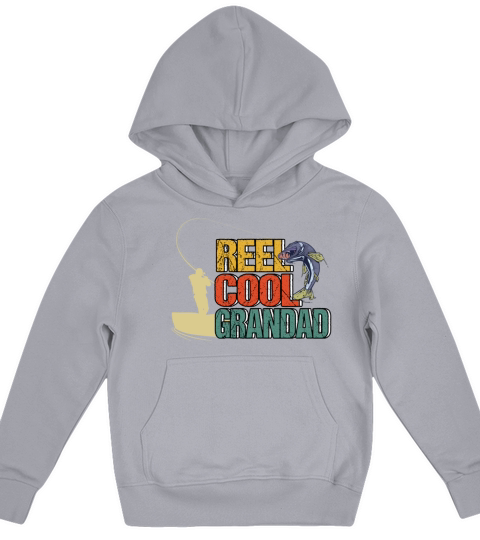 Angler Grandpa Pensioner Fathers Day Funny Saying Kids Hoodie
