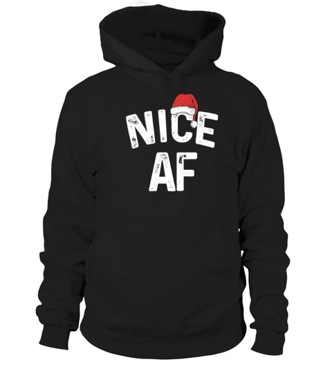 Nice AF Matching Christmas Couples Costume Gifts Men's Hoodie