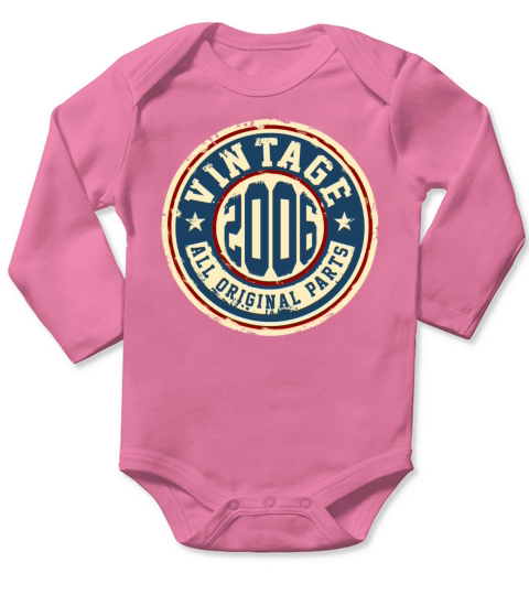 Vintage 2006 Long Sleeve Baby One-Piece