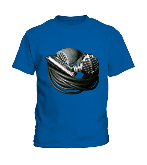 Vintage Microphones and Harmonica tee shirt Kids T-Shirt