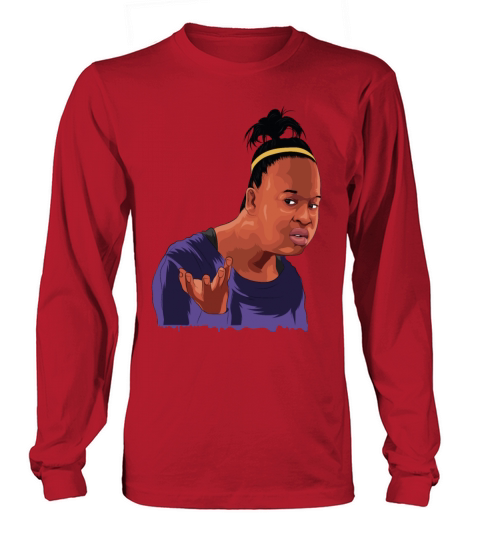 Confused Black Girl Meme Women's Long Sleeve