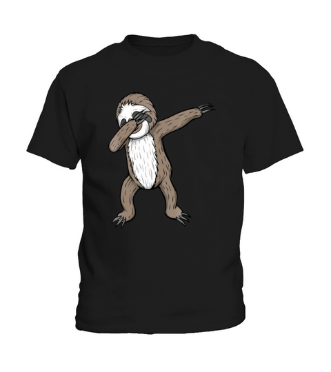 Sloth Dabbing Funny Dance Move Dab Gift Tee Shirt Kids T-Shirt