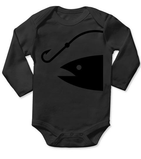 Gone Fishn - VECTOR Long Sleeve Baby One-Piece