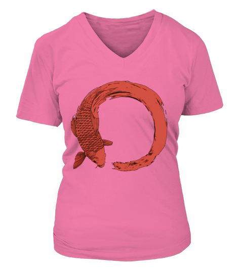 Koi Fish V-neck T-Shirt Woman