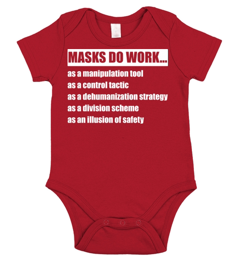 Masks do work as a manipulation tool as a control Short Sleeve Baby One-Piece