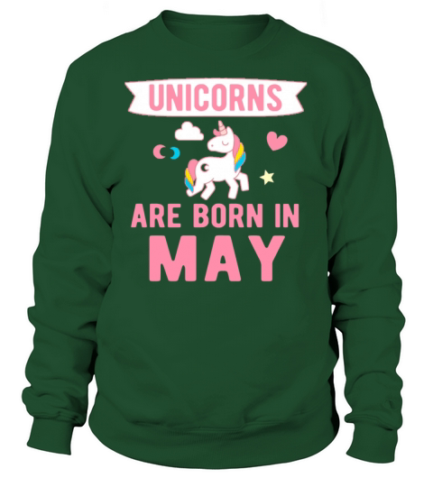 Unicorns are Born in May Women's Sweatshirt