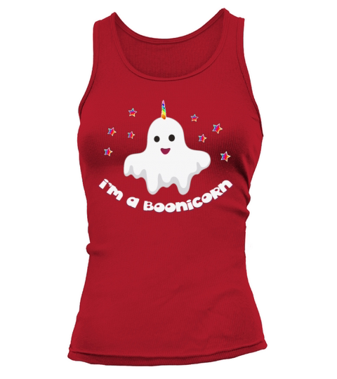 Funny Halloween Ghost Im a boonicorn Women's Tank Top