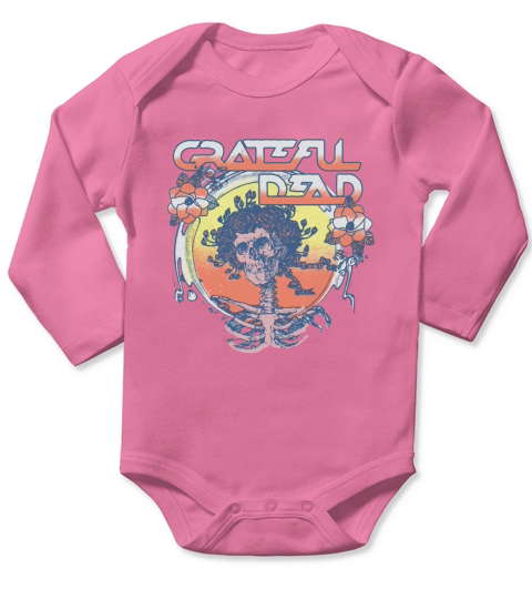 Grateful Dead Long Sleeve Baby One-Piece