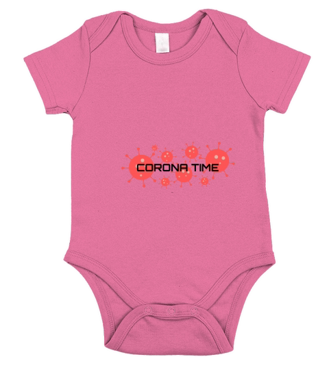 Corona Time Short Sleeve Baby One-Piece
