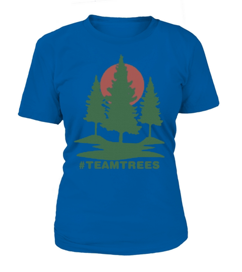 Team Trees T Shirt T-Shirt Woman