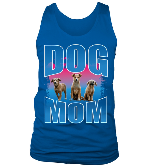vintage dog moms shirt women t-shirt Men's Tank Top