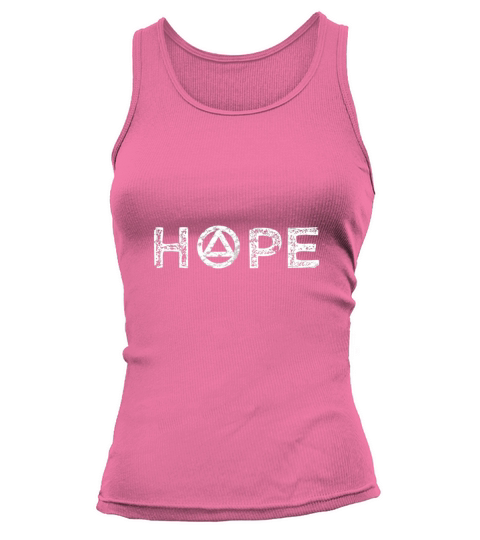 Vintage Hope   Sobriety AA Recovery Step Tank top Woman