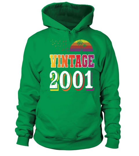 20th birthday vintage 2001 born in 2001 Women's Hoodie