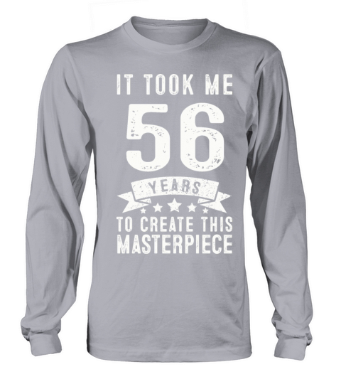 Funny 56 Years Old 1965 T Shirt 56th Birthday Gift Men's Long Sleeve